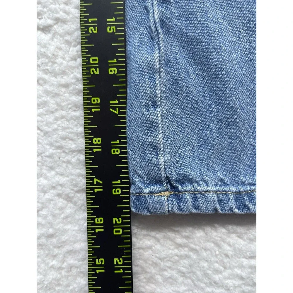 Gap Jeans Girls 8 Denim Wide Leg Butterfly Patch Baggy Slouchy Y2K Cutegoth